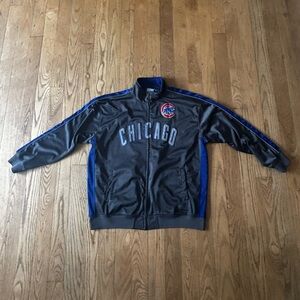 Chicago Cubs black & blue track jacket Size: 3XL